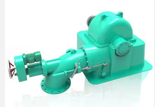 Turgo Hydro Impulsturbine voor 90m waterkop en staal gietprestaties