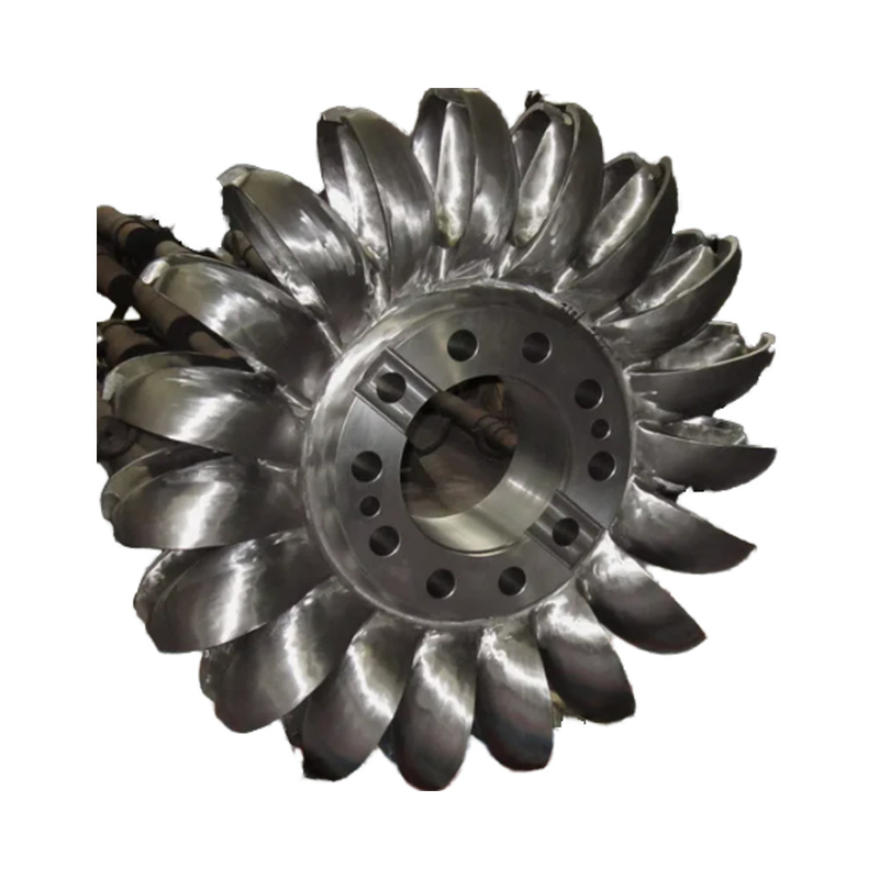 100m-800m waterkopbereik Pelton waterturbine met 0,385m3/s ontlading en aanpasbare opties