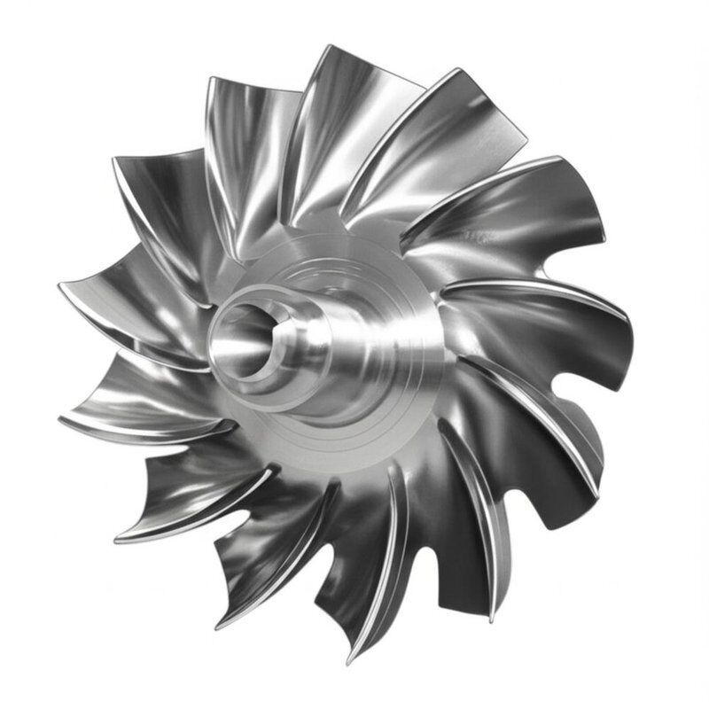 Roestvrij staal Runner Pelton Hydroturbine gesmeed CNC machine Runner laag tot matig onderhoud Perfect voor de productie van waterkracht