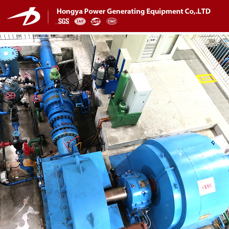 De verticale Factor van de het Systeem2000kw 0.8-0.9 Macht van Turbine Hydroelectric power