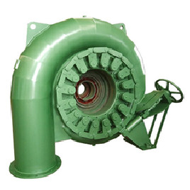95% het Waterhoofd van efficiencyfrancis water turbine 400kw 55m