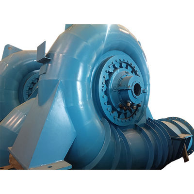 100kW Francis hydroturbinegenerator met roestvrijstalen constructie en 0,3-100m3/s nominaal debiet voor waterkrachtcentrales
