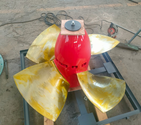 ZG20SiMn materiaal Verticale Kaplan turbinegenerator met CNC-bladen van roestvrij staal