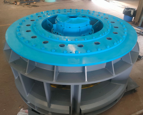 Verticale Kaplan-waterturbine van roestvrij staal met synchrone generator voor hoofdwaterkrachtprojecten