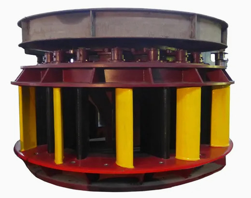 Verticale waterinlaat Kaplan-waterturbine met vaste loopblaad en synchrone generator
