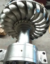 Turgo Hydro-impulsturbine met minimale milieueffecten en bedrijfssnelheid 1000 Rpm 3000 Rpm