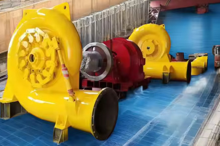 500-1500 r/min Nominale snelheidscapaciteit 50 Hz Horizontale Francis-turbine