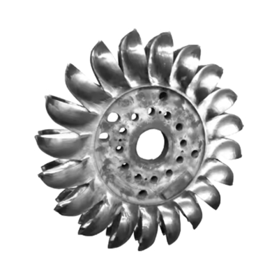 Ontwerp van waterstraalturbine Ontlading 0.385m3/s Inlaatdruk 1-20 bar voor zware toepassingen