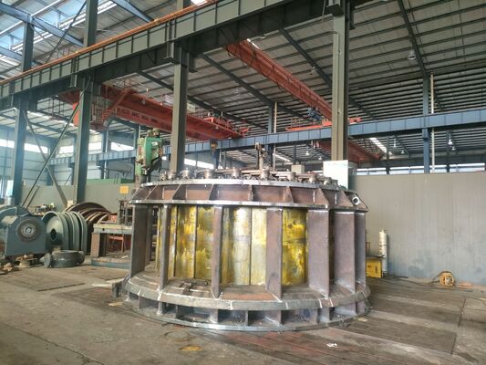 Kaplan-hydroturbine met verstelbare geleidingsschotten, behuizing van koolstofstaal en verticale waterinlaat voor waterkrachtprojecten