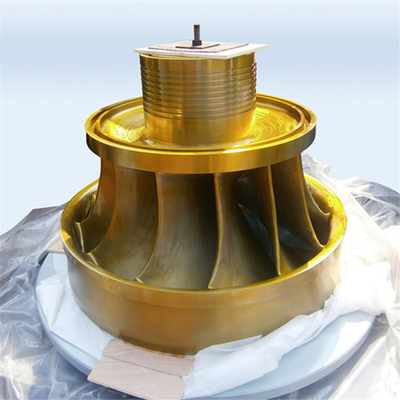 Francis Water Turbine Runner Axial-de Turbinedelen van het Stroomwater