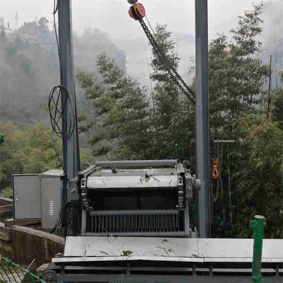 Van de het Rek Schoonmakende Machine van het roestvrij staalafval van de het Afval Fijne Bar het Schermfilter 1m hierboven